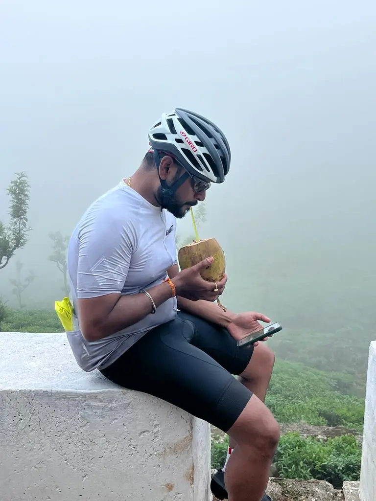munnar hill climb pic of Somnath